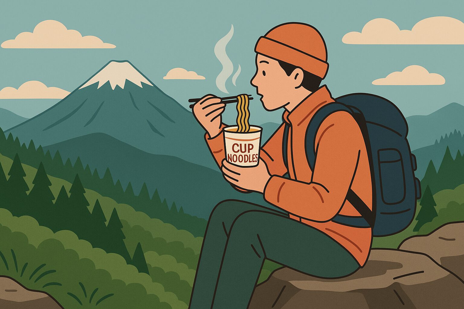 登山でカップラーメンを食べるときの正しいマナーとは？｜自然と周囲に配慮するルール