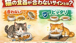 猫の食器が合わないサインとは？ご飯をこぼす・食べにくい原因と正しい選び方