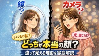鏡とカメラ、どっちが本当の顔？違って見える理由を徹底解説