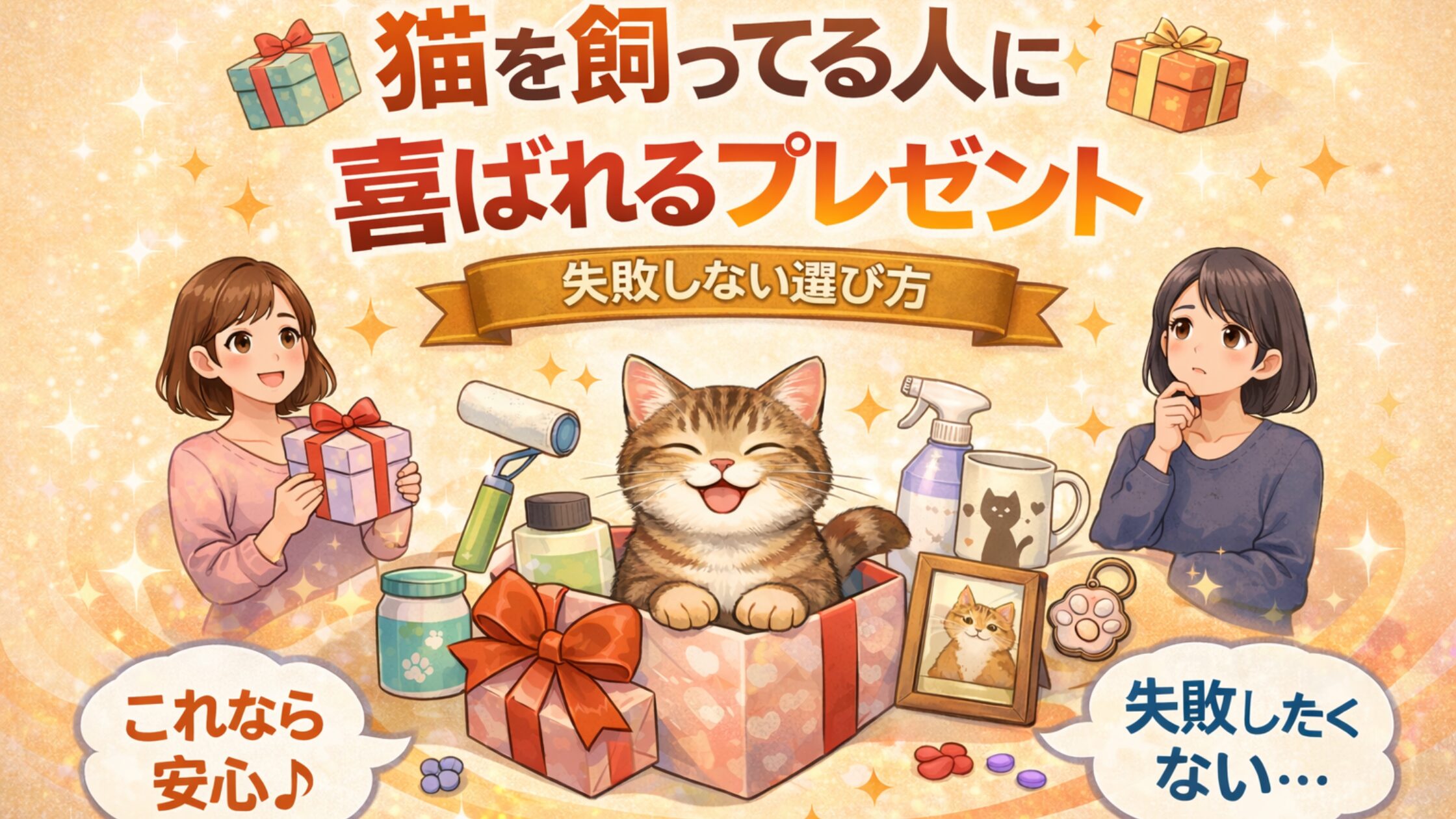 猫を飼ってる人に喜ばれるプレゼント14選｜失敗しない選び方も解説