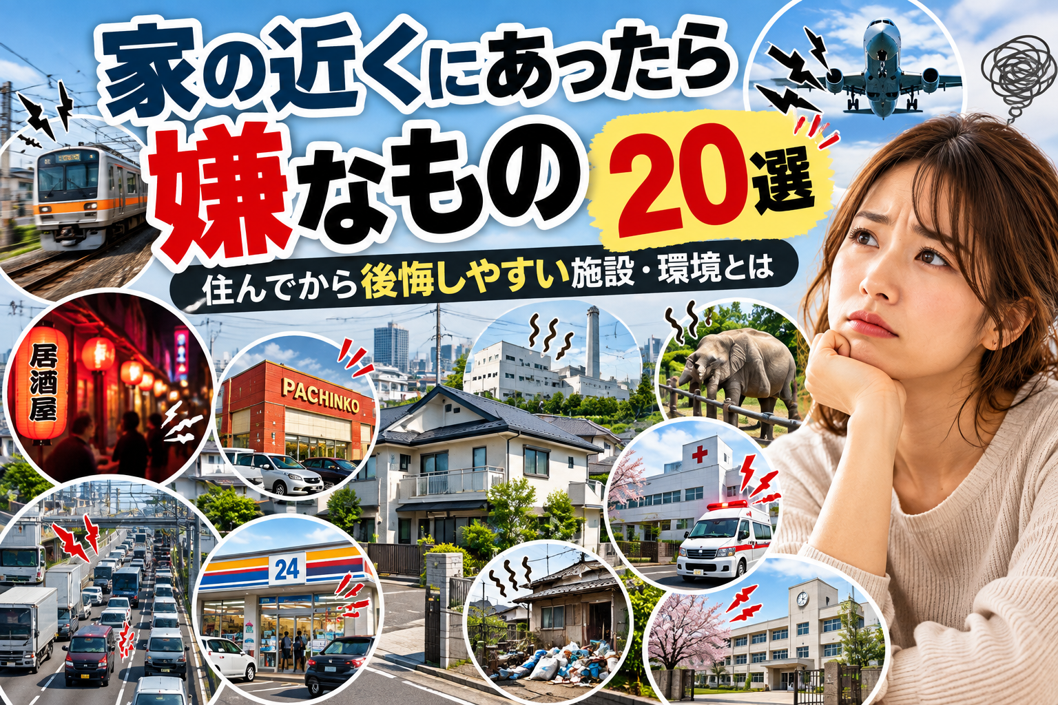 家の近くにあったら嫌なもの20選！住んでから後悔しやすい施設・環境とは